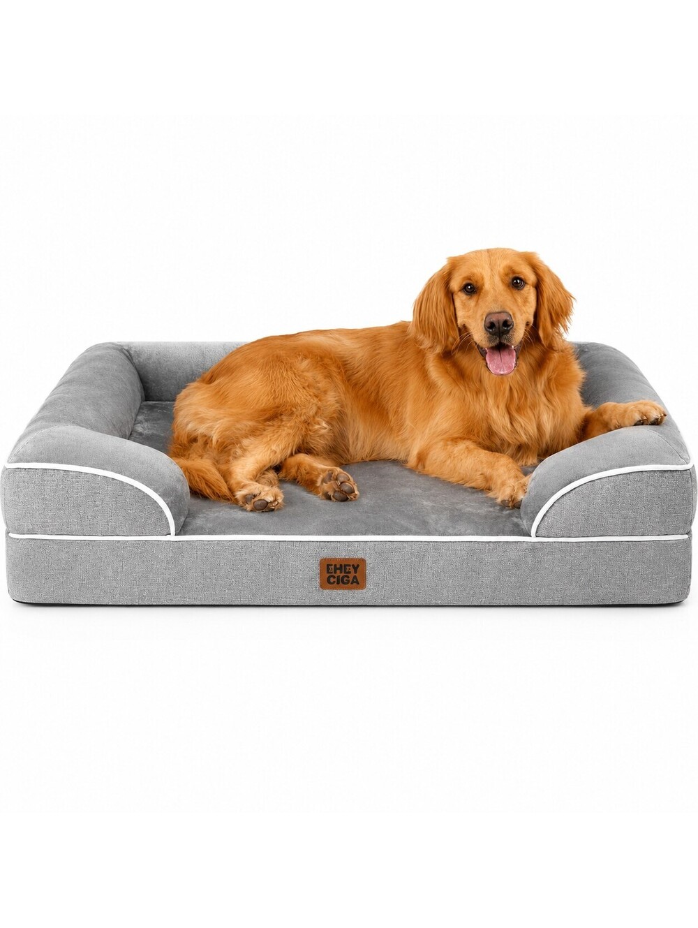 Memory Foam Orthopedic Dog Bed XL with Sides 112cm Waterproof Liner Dog Beds